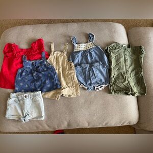 Bundle of 7 summer items size 18-24 months